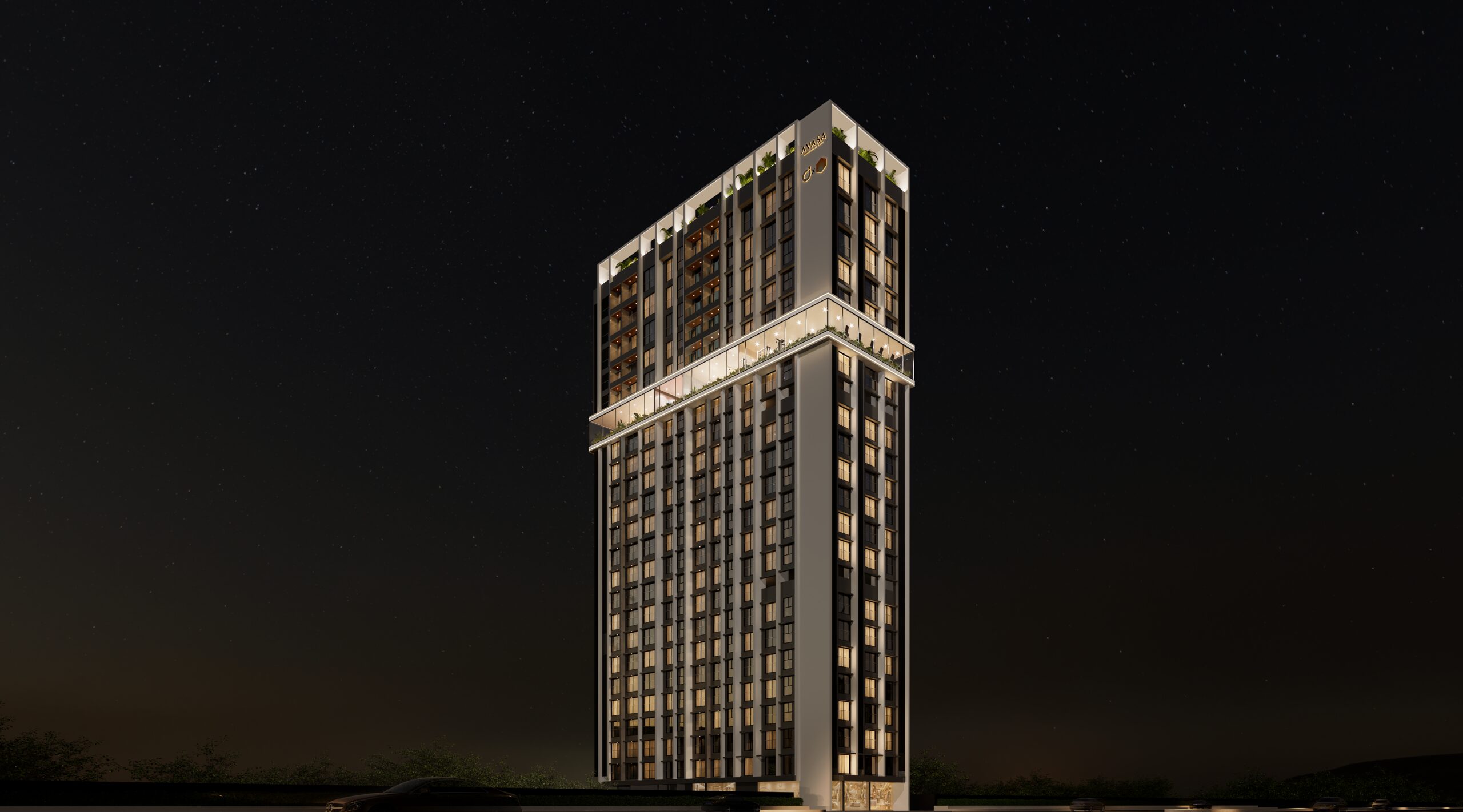 Avasa by ESTO Group, Kandivali East - avasa-dusk-view