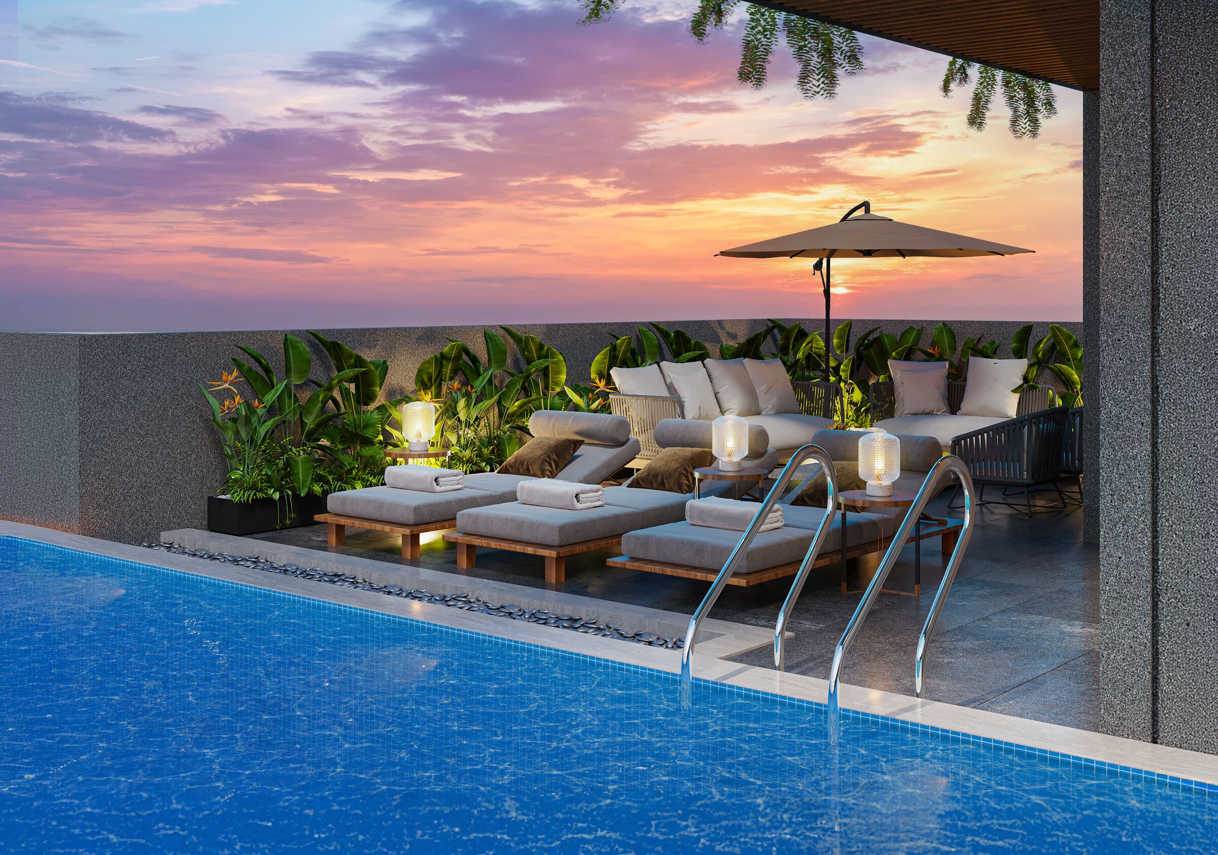 Veda - The Sky-Edge Experience, rooftop infinity swimming pool